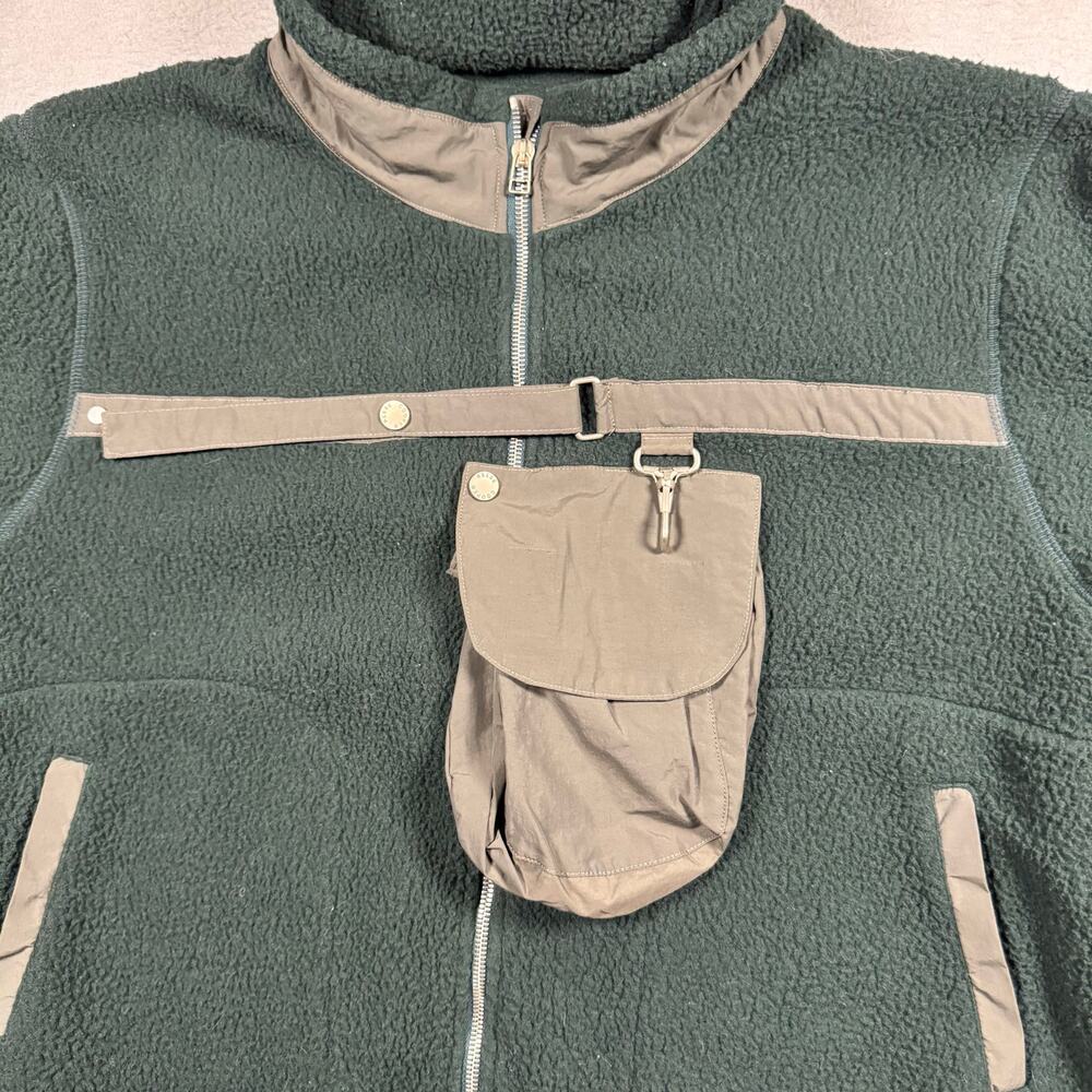Reese Cooper Pyrophyte Fleece Jacket Dark Green Men’s Designer Streetwear - XL - Picture 5 of 11